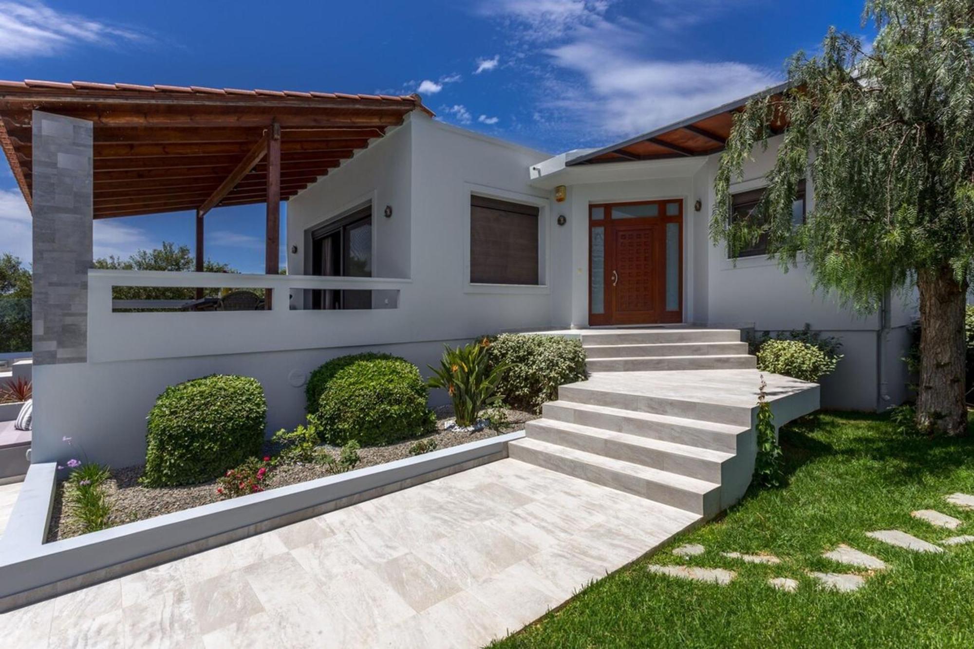Villa Ampelaki - Premium Villa With Heated Pool Kounoupidhianá Exterior foto