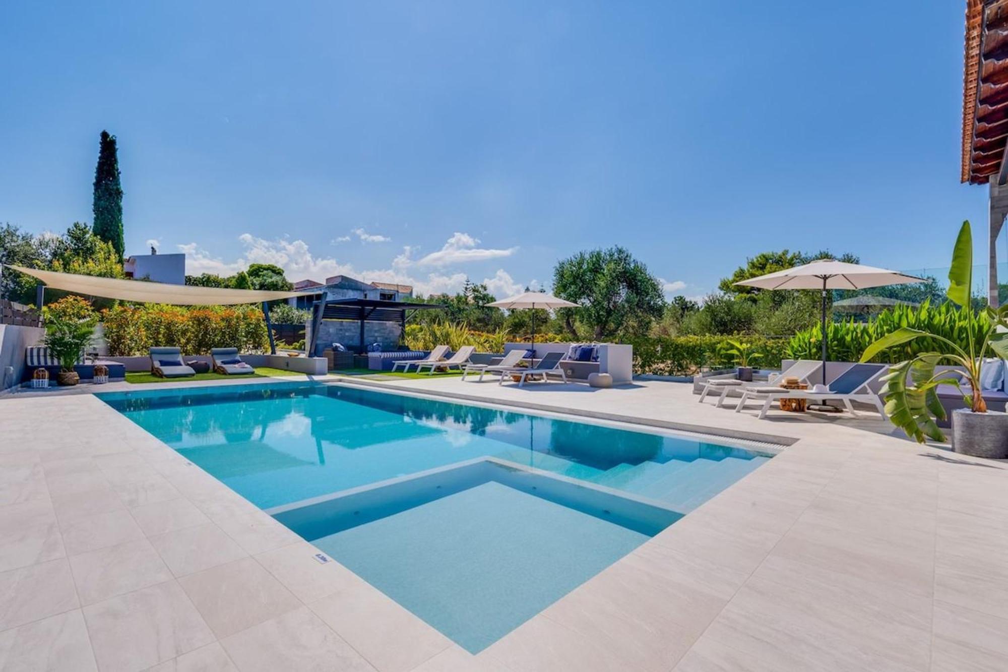 Villa Ampelaki - Premium Villa With Heated Pool Kounoupidhianá Exterior foto